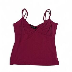 Dorothy Perkins wine red tank top